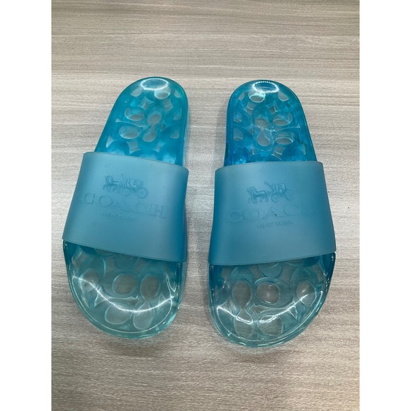 Coach Shoes - NWOT COACH ULYSSA JELLY POOL SLIDES